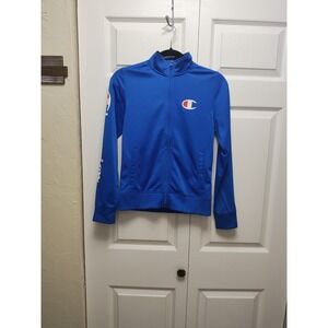 Champions Full Zip Track Jacket Blue/White/Red Authentic Athletic Wear Youths...